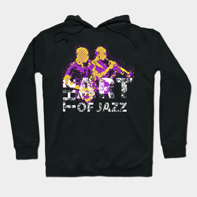 Art of Jazz Pop Art Modern Style Hoodie by jazzworldquest